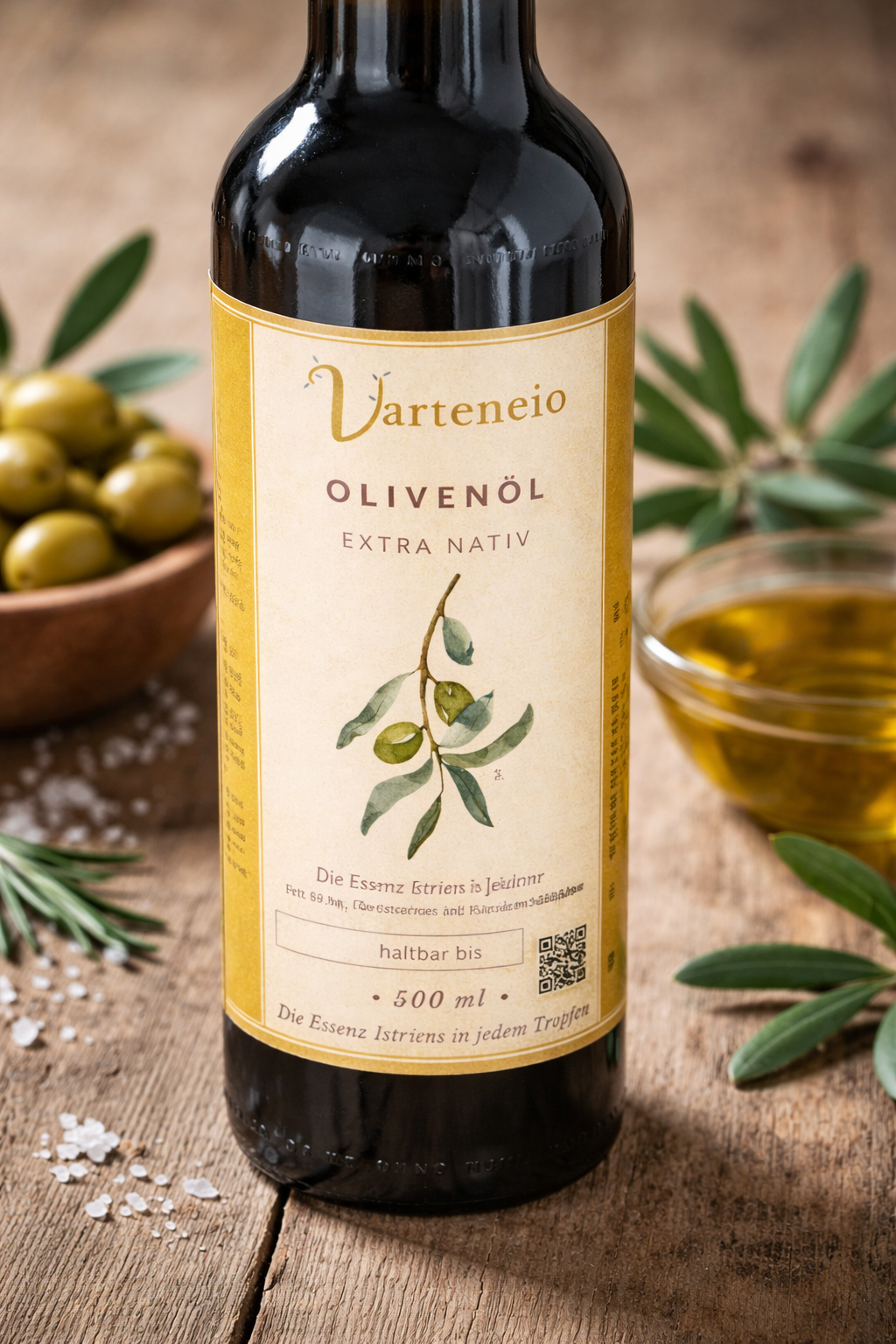 Varteneio Olivenöl Extra Nativ 0,5L